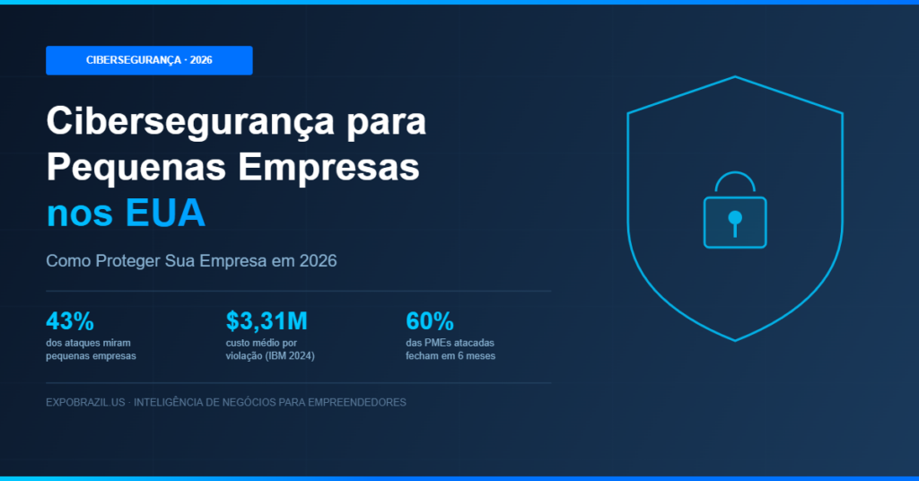 Cibersegurança para Pequenas Empresas nos EUA 2026 - Expo Brazil