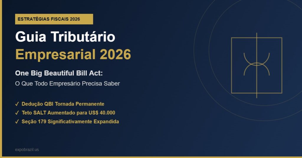 Estratégias fiscais para pequenas empresas nos EUA em 2026 - Guia do One Big Beautiful Bill Act para empresários