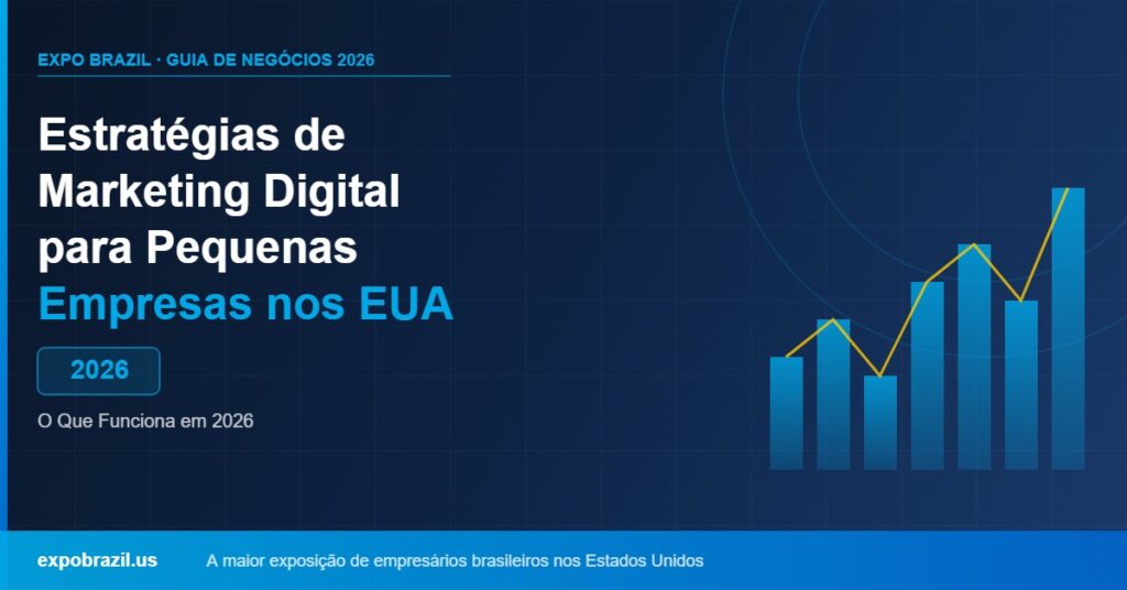 Estratégias de marketing digital para pequenas empresas nos Estados Unidos em 2026 - Expo Brazil