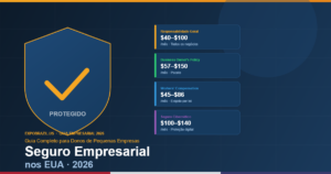Guia de seguro empresarial para pequenas empresas nos EUA 2026 - Expo Brazil
